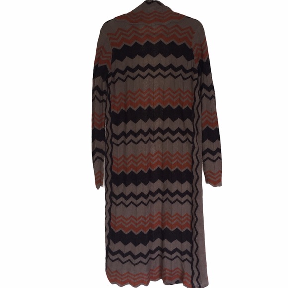 14th & Union Chevron Duster Cardigan Sweater - Picture 2 of 3